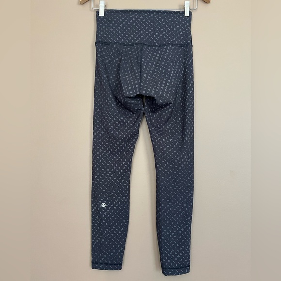 {Lululemon} Wunder Train High-Rise Tight 25" in Mirrorify Black Multi - Womens 6 - Picture 4 of 11